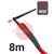 CK-EDS17F08  CK Diamond EDS 9RG Rigid Head Air Cooled Tig Torch, 8m