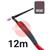 CK-EDS9R12  CK Diamond EDS 9RG Rigid Head Air Cooled Tig Torch, 12m