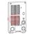 977154001  Kemppi FastMig X Series Rear Plate