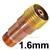 SP015843  Kemppi Large Housing for Tightening Bush - Short Gas Lens, 1.6mm (Pack of 5)