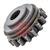 7905220010  Kemppi Dura Torque 400 Drive Feed Roll. 2.0mm V Groove. Grey