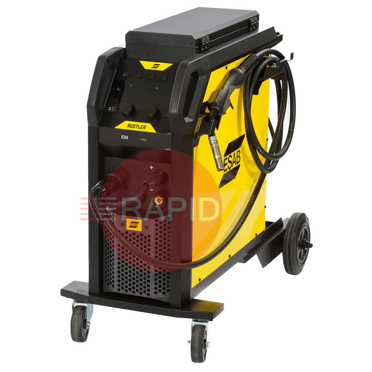 0448350881  ESAB Rustler EM 350C PRO Compact MIG Inverter Welder Package - 400v, 3ph