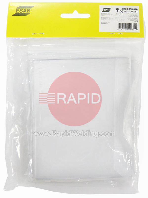 0700000010  ESAB Outer Cover Lens - 116mm x 94mm (Pack of 10)
