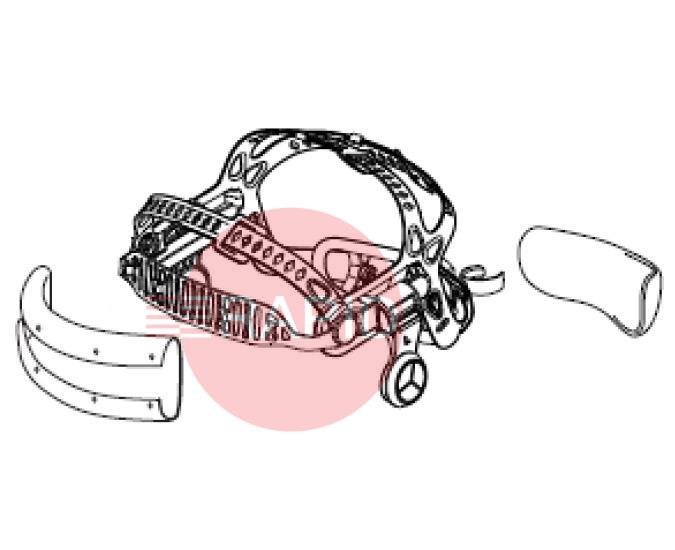 0700000805  ESAB Headgear for A50 Air (including Sweatbands)