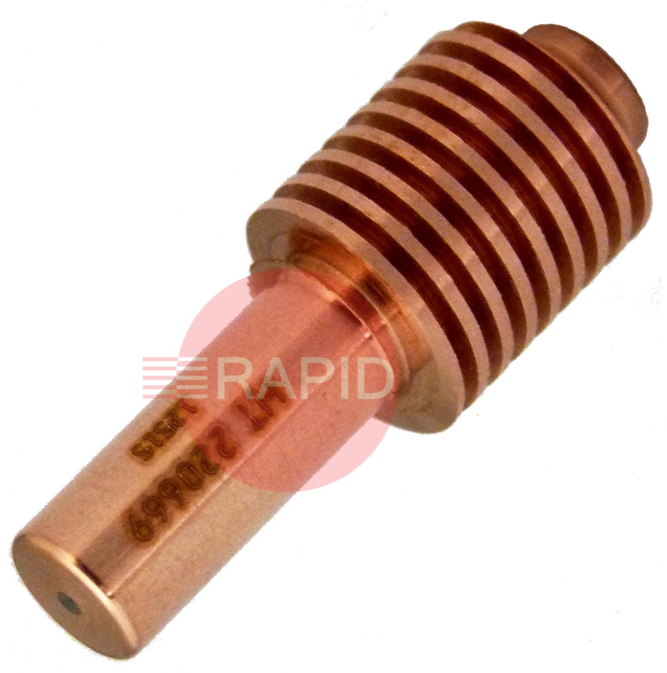220669  Hypertherm Electrode, for Powermax 45 (30 - 45A)