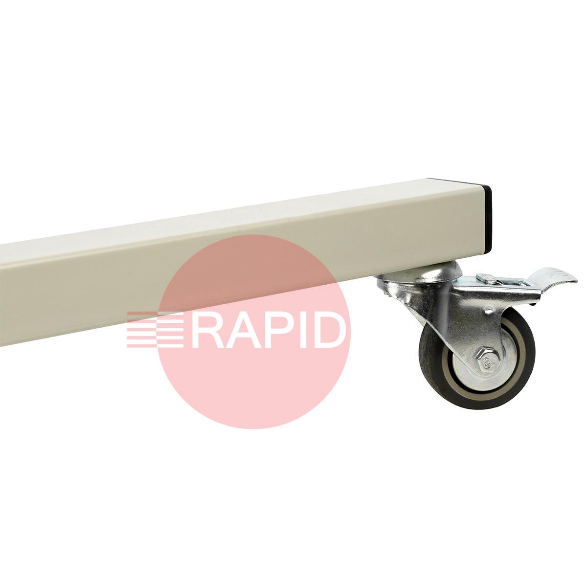 30.04.34.01  CEPRO Castor for Omnium & Sprint Welding Screens with Break - Ø 50mm