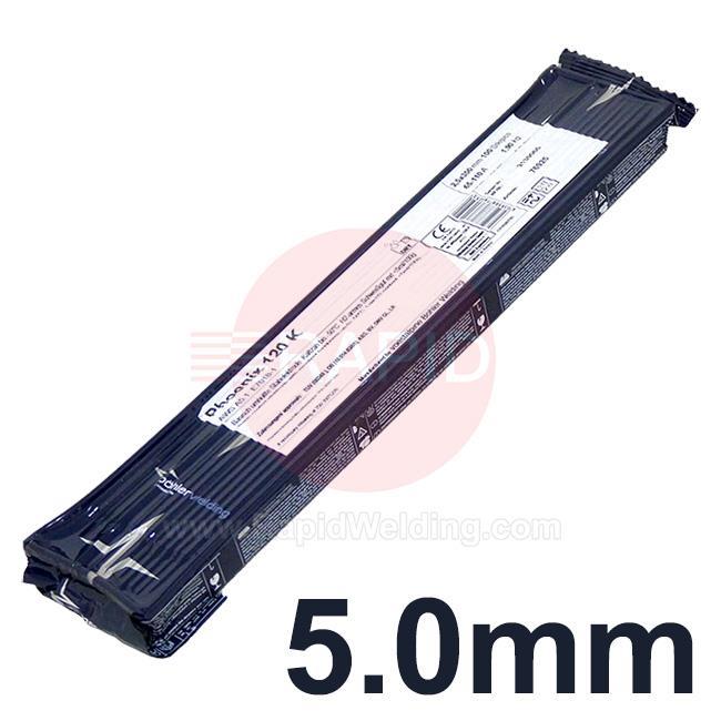 34734  Bohler Phoenix 120K Low Hydrogen Electrodes 5.0mm Diameter x 450mm Long. 2.3kg Drypack. E7018-1