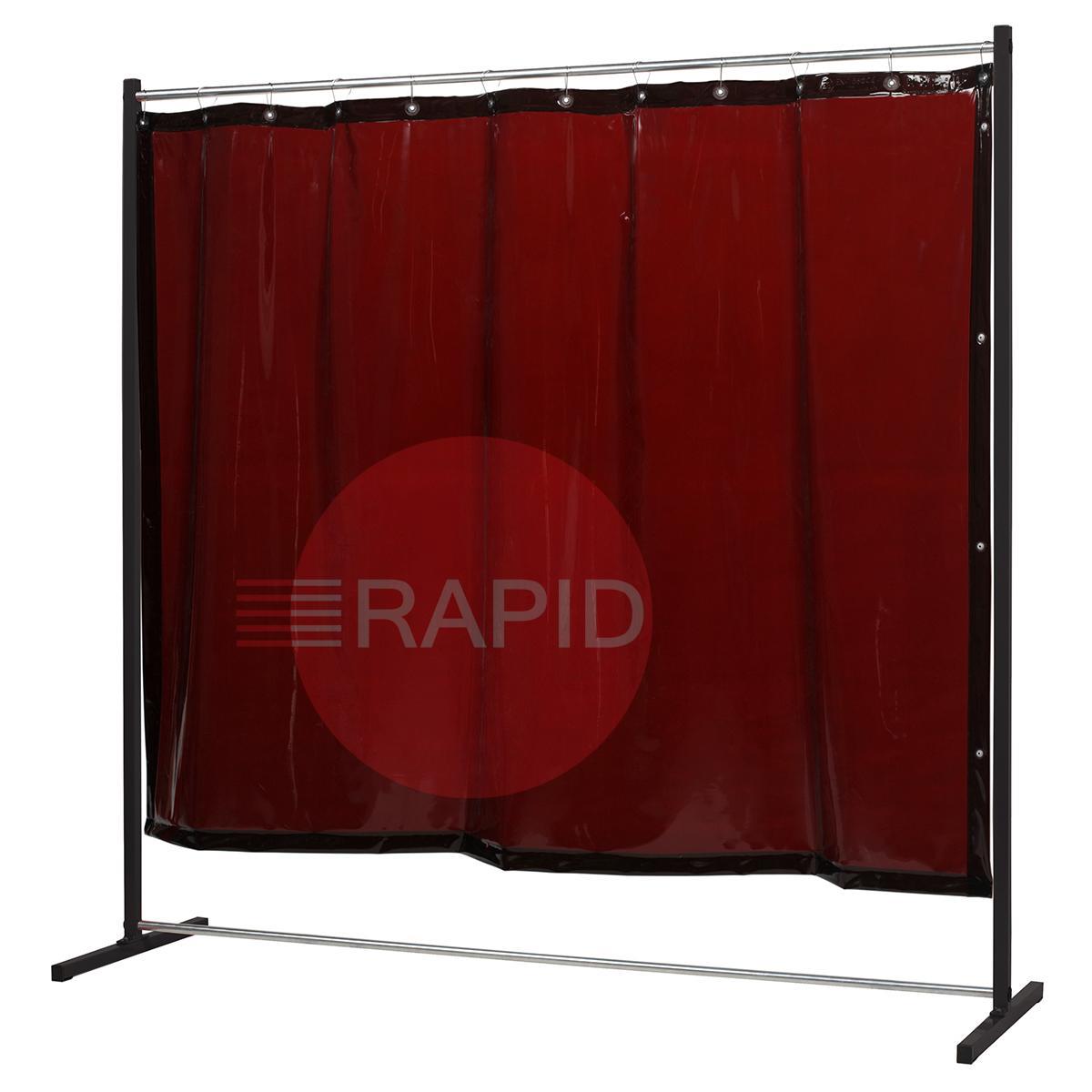 36.38.17  CEPRO Sprint Single Welding Screen with Bronze-CE Curtain - 2m High x 2m Wide, Approved EN 25980
