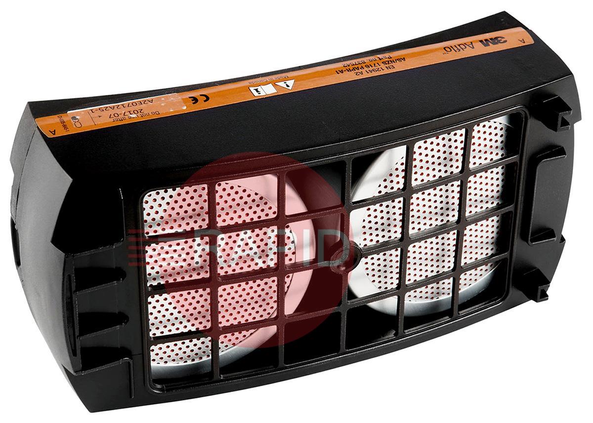 3M-837542  3M Speedglas Gas Filter A2 (Organic Vapor / Acid Gas)