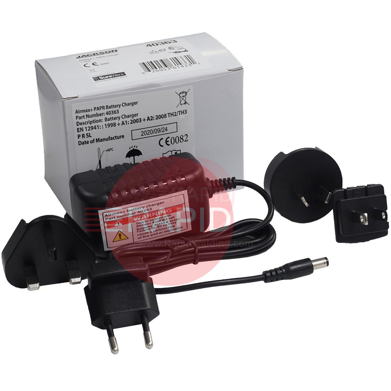 40363  Jackson Airmax+ PAPR System Battery Charger