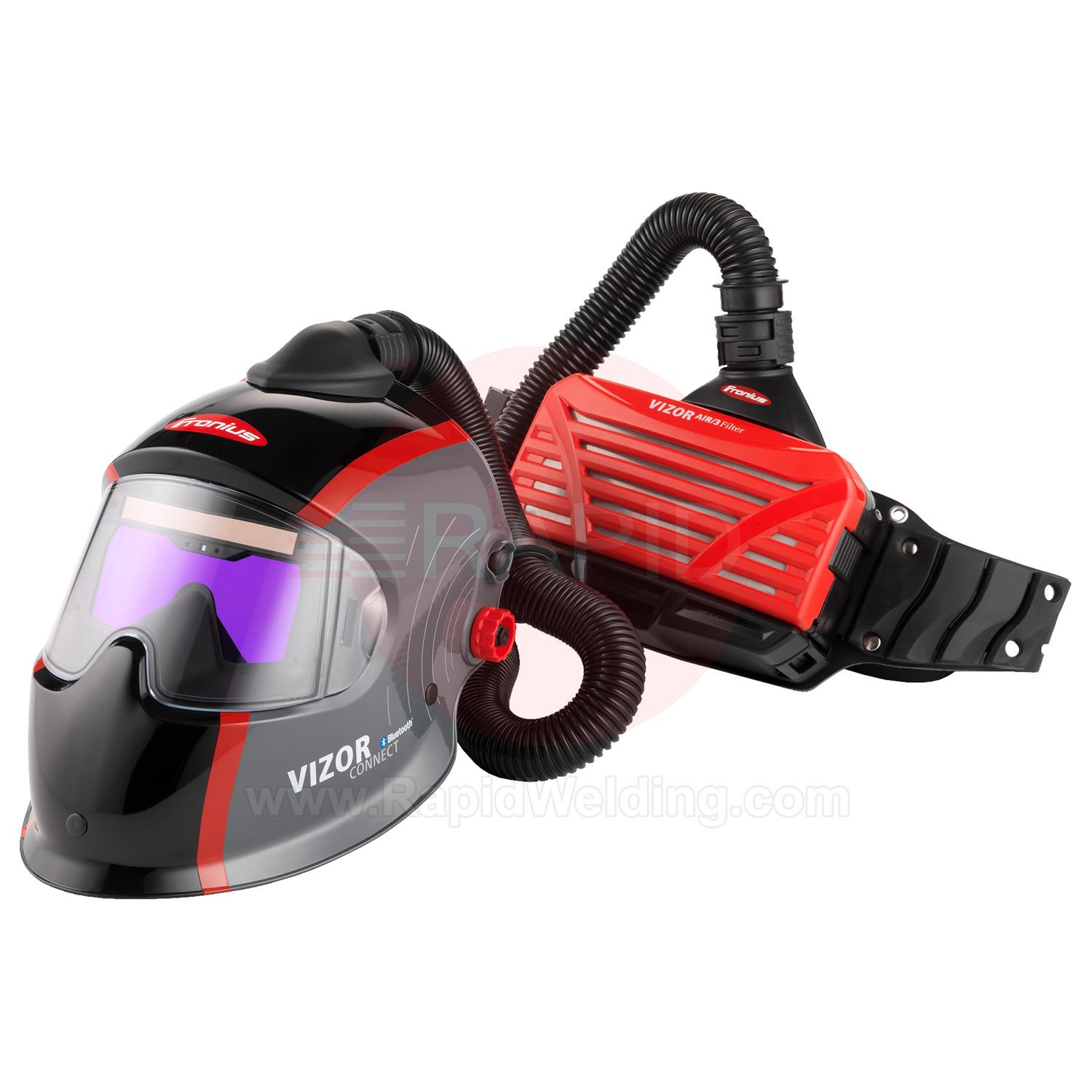 42,0510,0314  Fronius - Vizor Connect Auto Darkening Welding Helmet PAPR System, Shades 5-12