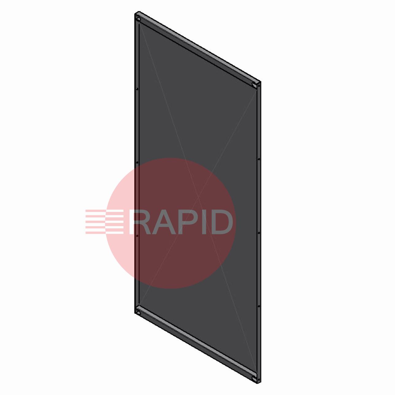 45.70.01.2010  CEPRO Diamond System Plate Wall Screen, H - 200cm x W - 94cm