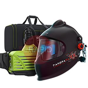 4550.682  Optrel Panoramaxx Pure Air L Black Passive Laser Helmet and e3000X PAPR System