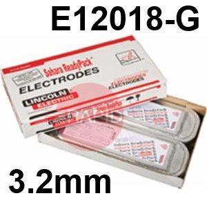 523881  Lincoln Electric Conarc 85 SRP Low Hydrogen Electrodes 3.2mm Diameter x 350mm Long. 12.0kg Carton (6 x 2.0kg Packs). E12018-G-H4R