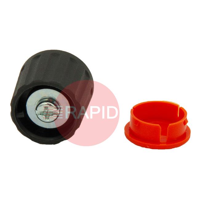 9759115  Kemppi Plastic Control Knob - Black