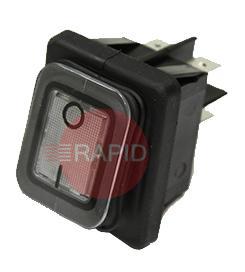 9761221  Kemppi Flip-Flop Switch with Pilot Lamp