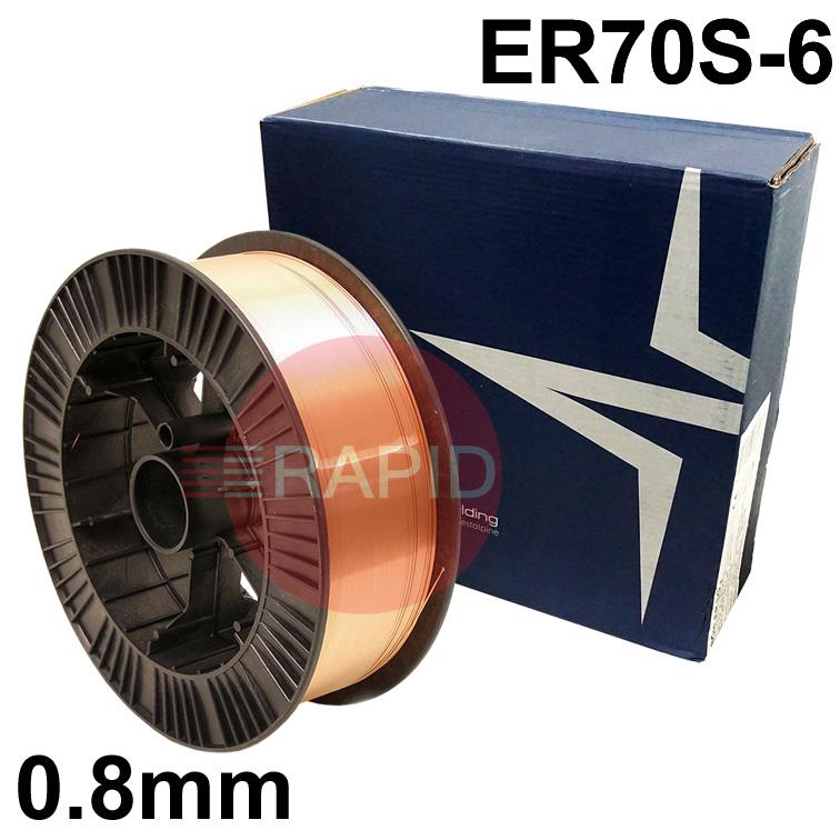 A1808  Bohler A18 Q G 3, 0.8mm MIG Wire, 15Kg Reel, ER70S-6