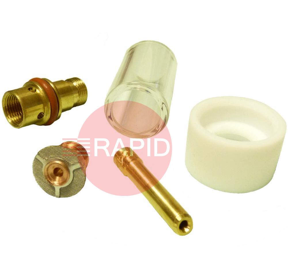 CK-D4GS332P  CK 3 Series / 4 Series Short, Gas Saver Kit, Pyrex Cup, 2.4mm