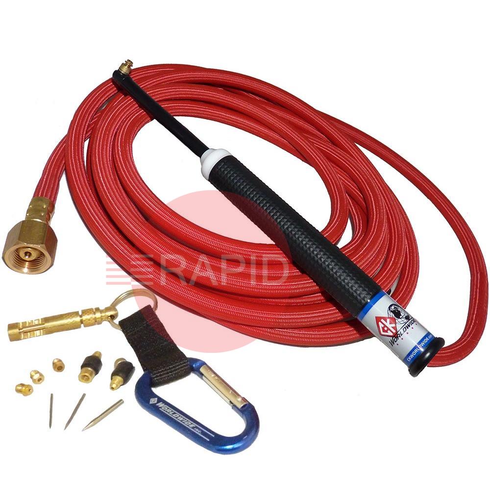 CK-MR725SF  CK MR70 Air-Cooled Micro Torch Package, 70Amp, with 7.6m Superflex Cable, G3/8 Machine Connection