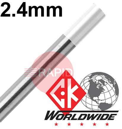 CK-T3327GZ  CK 2.4mm x 7 inch 0.8% Zirconiated Tungsten