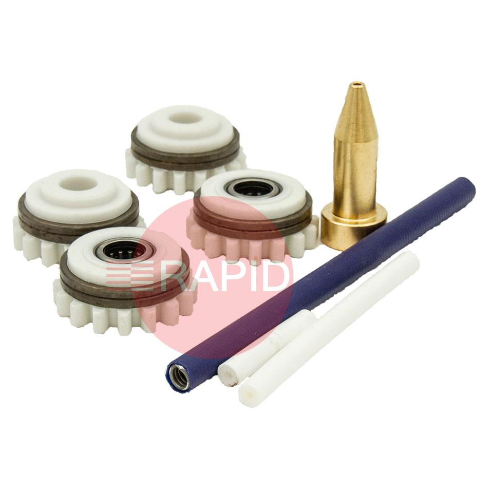 F000229  Kemppi 0.8 - 0.9mm Stainless Duratorque Drive Roll Kit #2