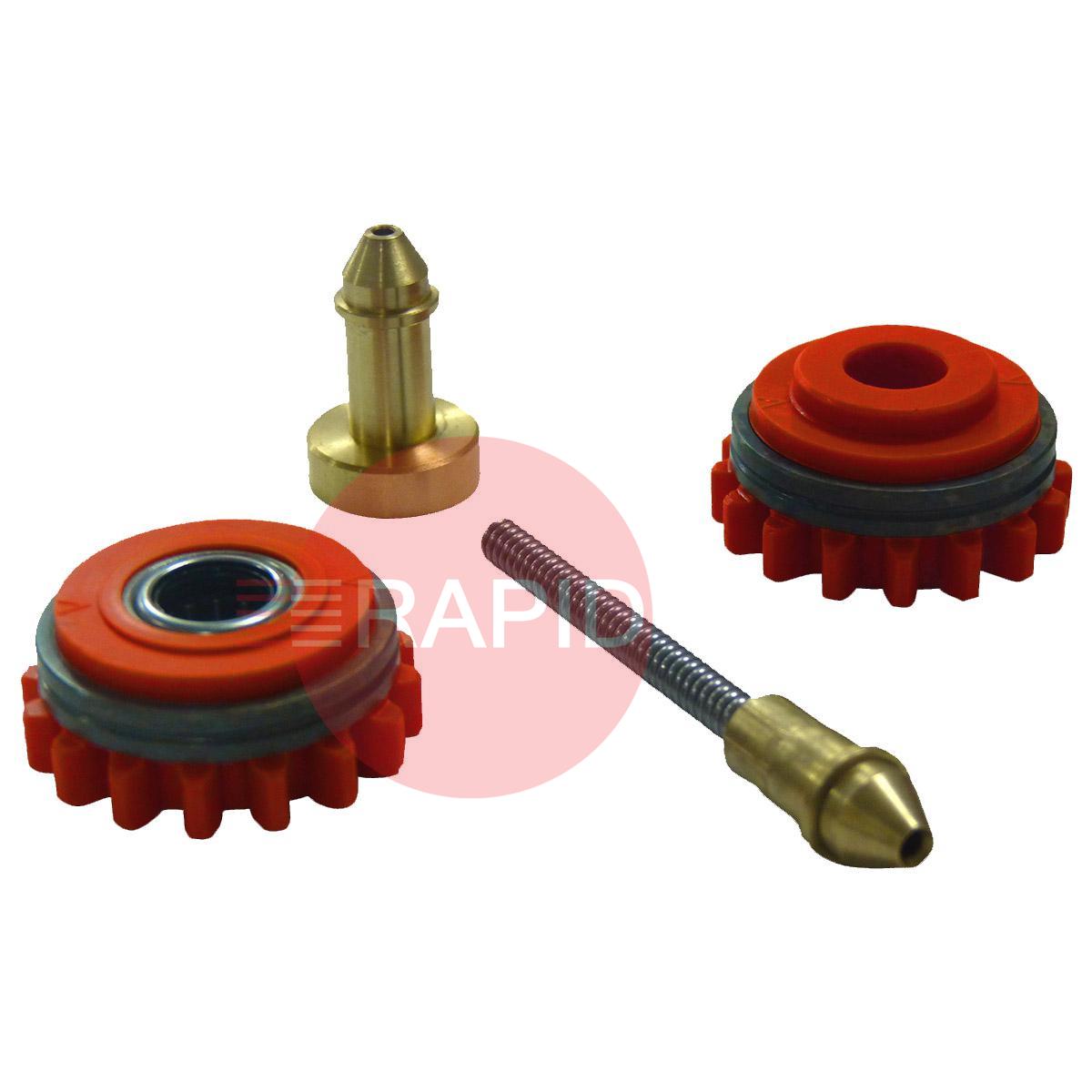 F000248  Kemppi 1.0mm Knurled Drive Roll Kit for Fitweld 300