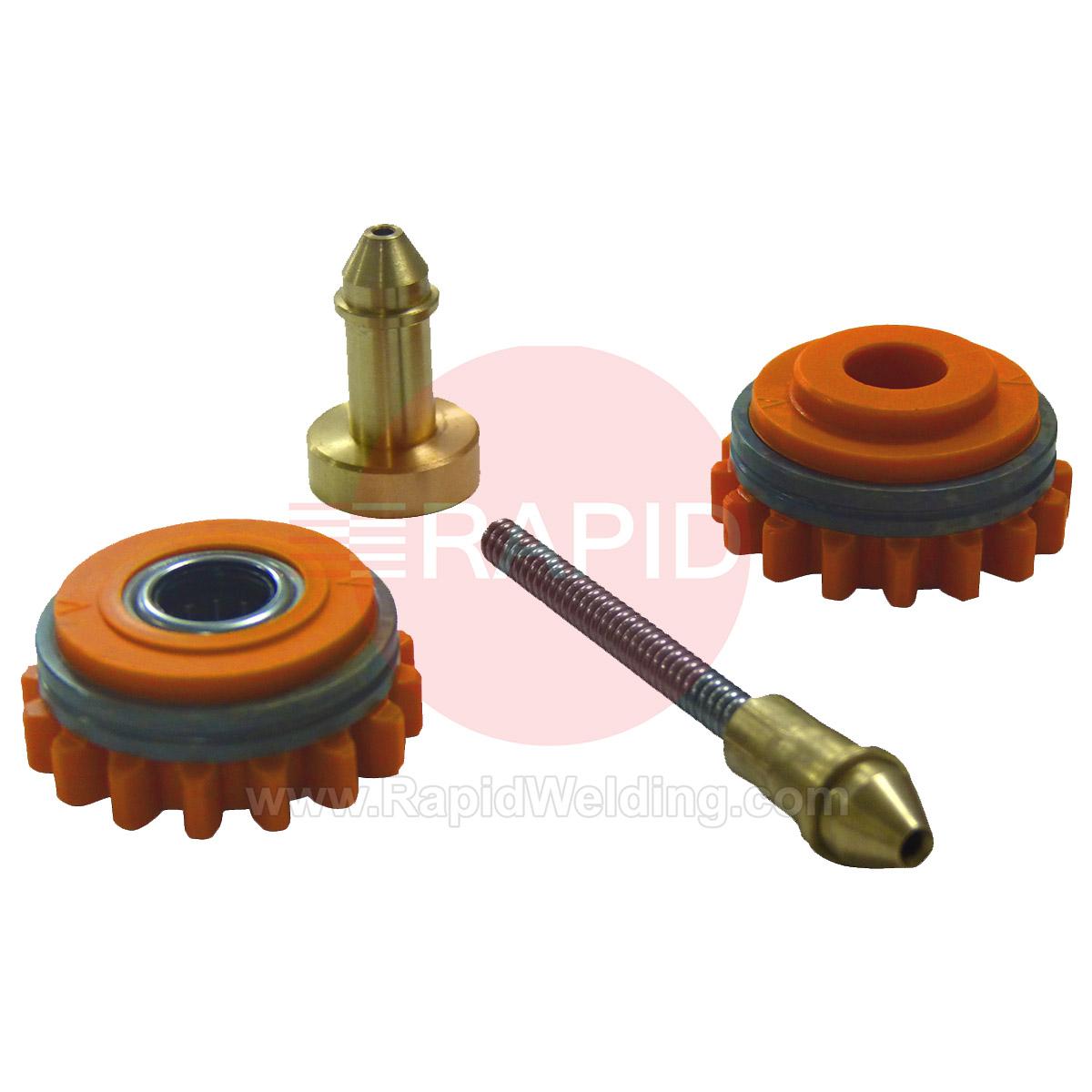 F000249  Kemppi 1.2mm Knurled Drive Roll Kit for Fitweld 300