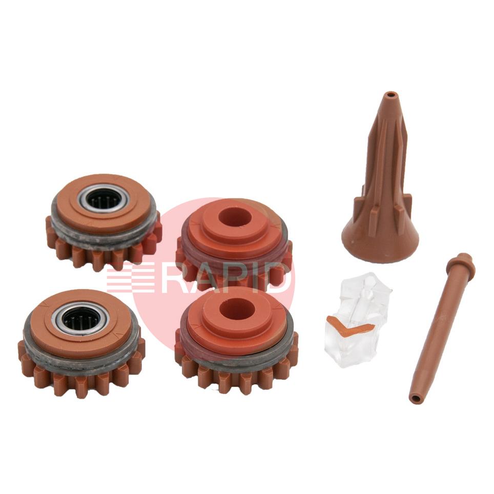 F000256  Kemppi 1.4mm Standard GT04 Drive Roll Kit for Stainless, MXP 37