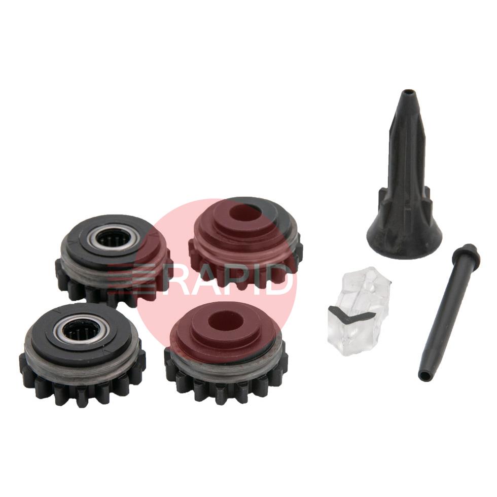 F000259  Kemppi 2.4mm Standard GT04 Drive Roll Kit for Stainless, MXP 37