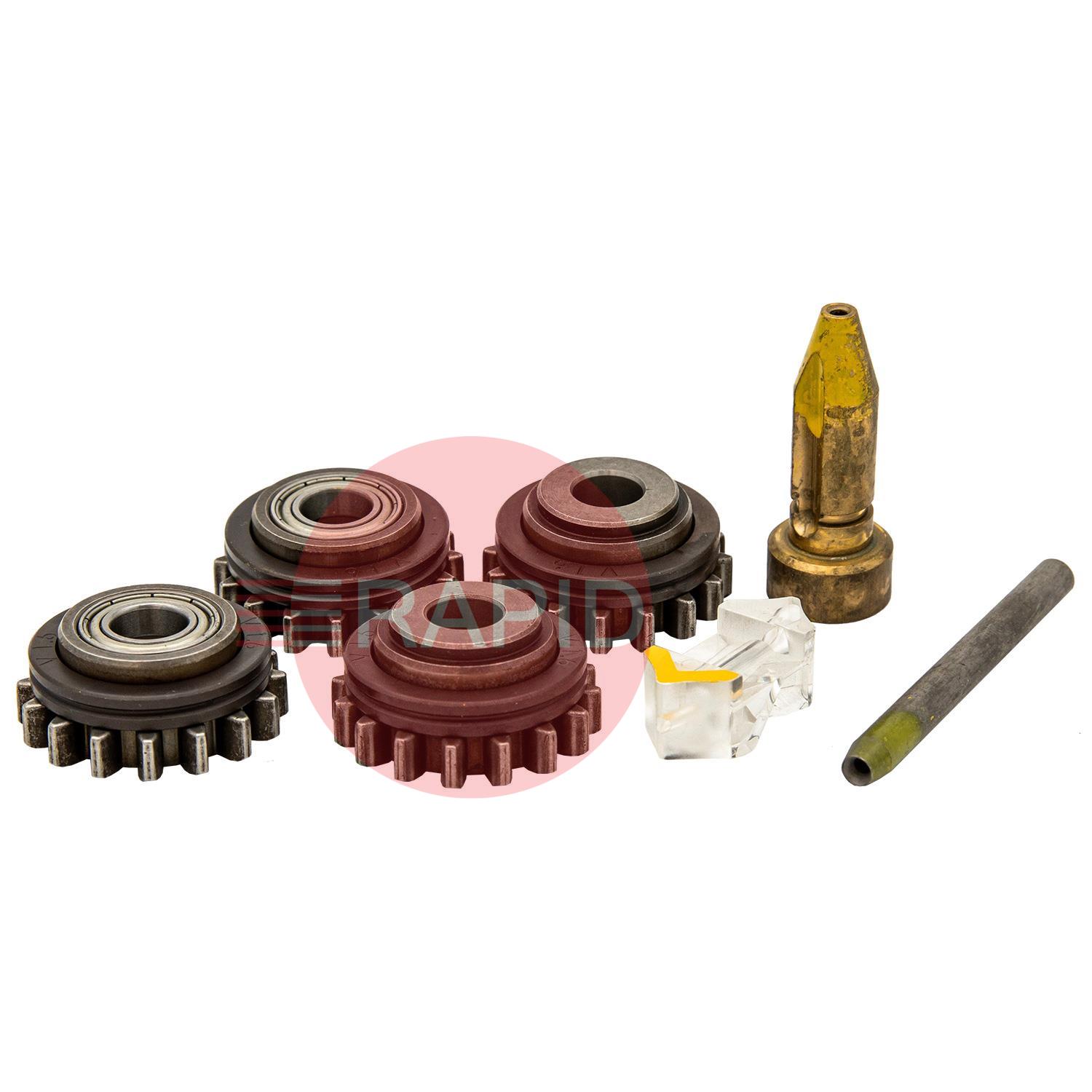 F000263  Kemppi 1.6mm GT04 Heavy Duty Drive Roll Kit for MXP 37