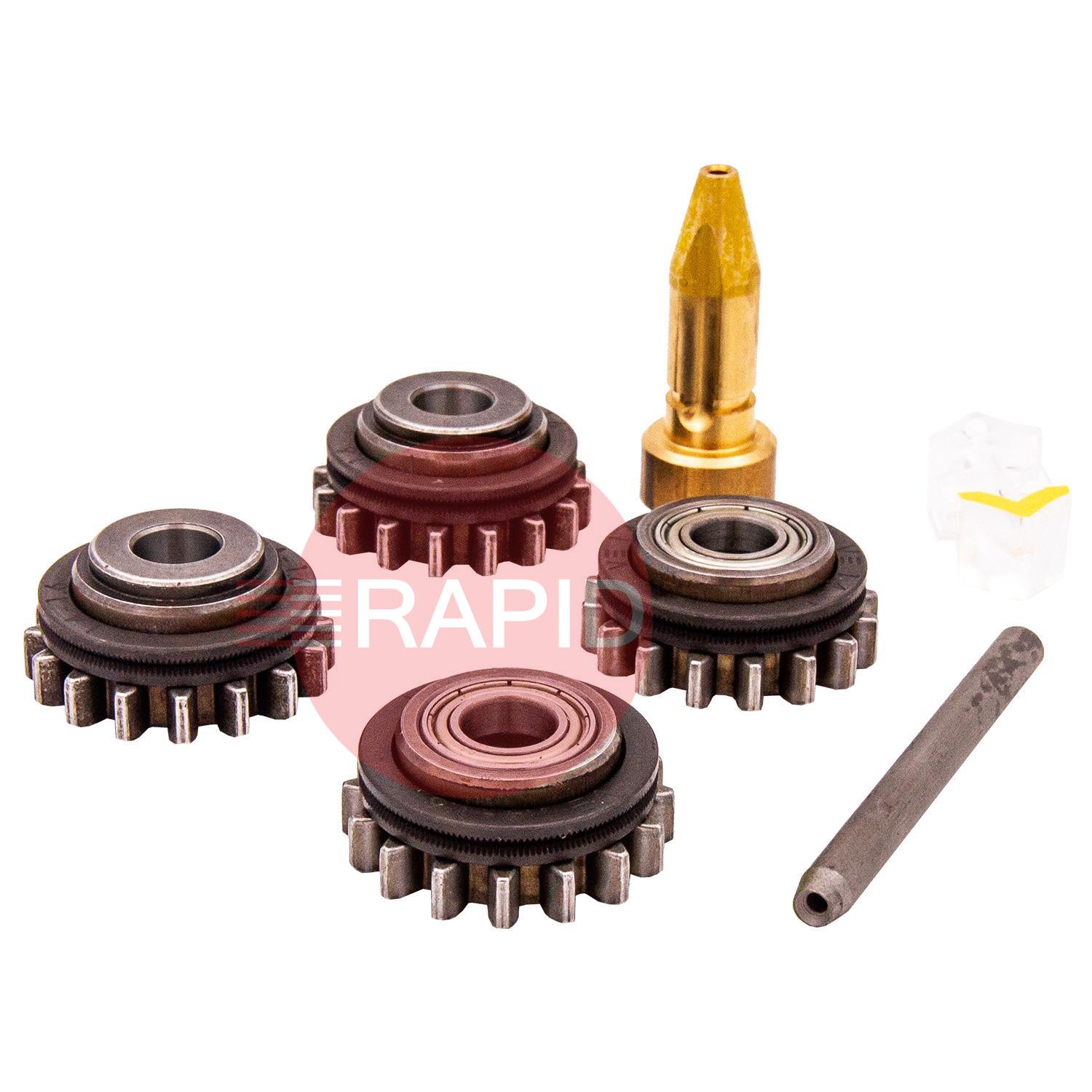 F000271  Kemppi 1.4 - 1.6mm Knurled Heavy Duty GT04 Drive Roll Kit for MXP 37