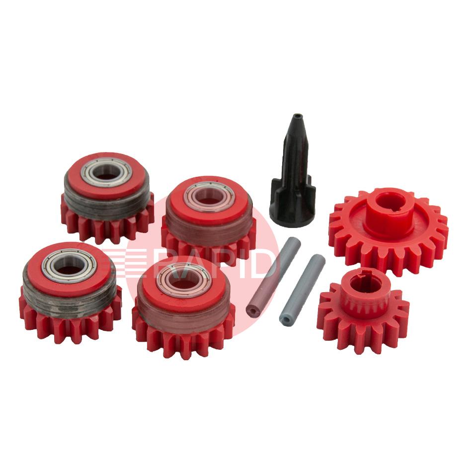 F000286  Kemppi 1.0mm Standard Ball Bearing Drive Roll Kit for Stainless, MF33