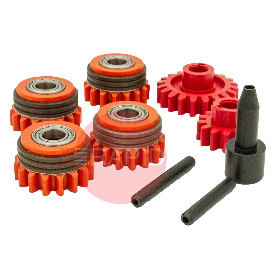 F000291  Kemppi 2.4mm Standard SL500 Drive Roll Kit for Stainless, MF33