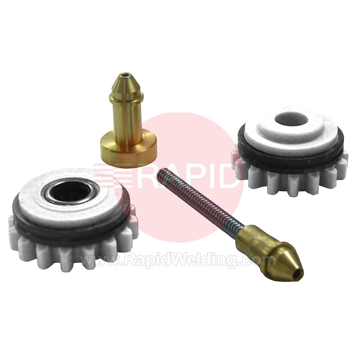 F000335  Kemppi 0.8 - 0.9mm GT02 Drive Roll Kit #1 for Fitweld 300