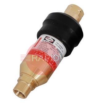 H1308  Harris 188-3TRGB Re-Settable Fuel Gas Flashback Arrestor 3/8 BSP LH