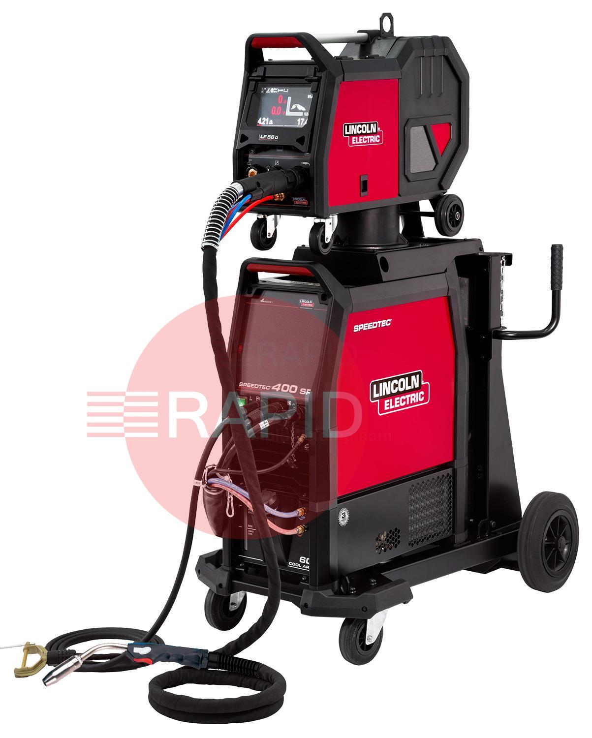 K14258-5X-1XP  Lincoln Speedtec 400SP MIG Welder Ready To Weld Packages - 400v, 3ph