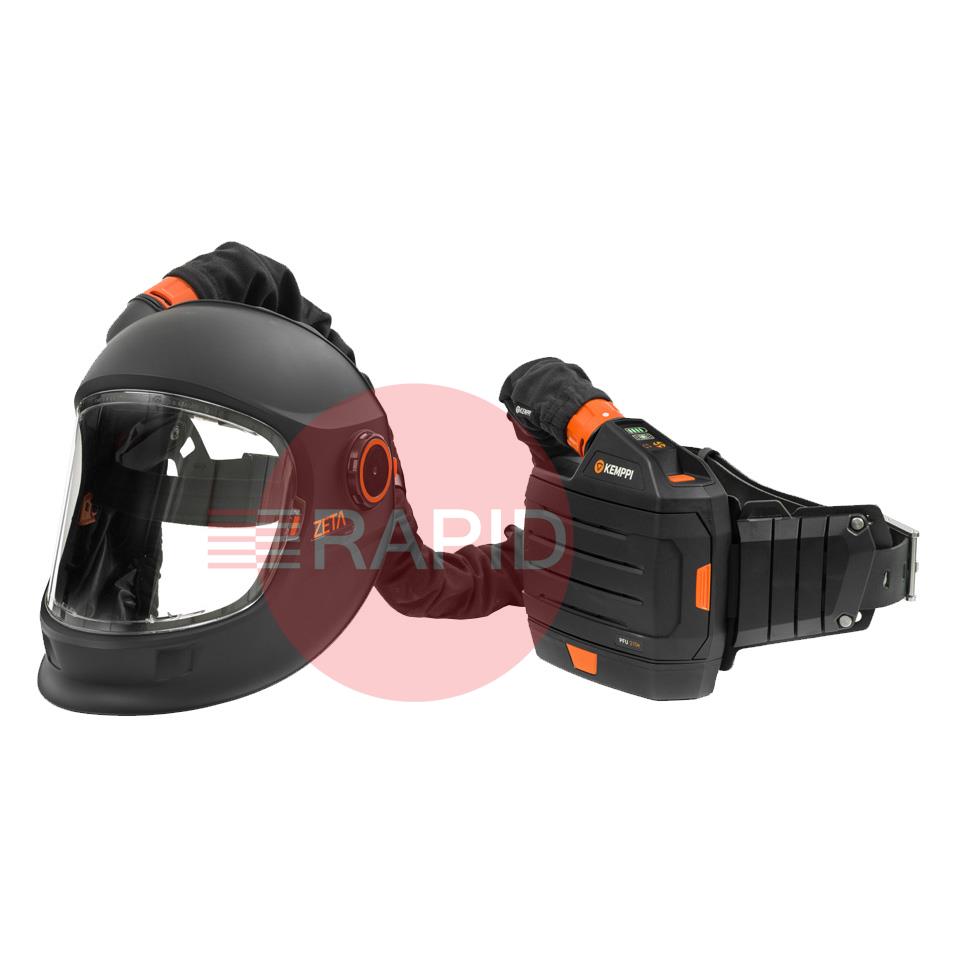 P0737  Kemppi Zeta Fresh Air G201 Grinding Helmet & PFU 210e PAPR System