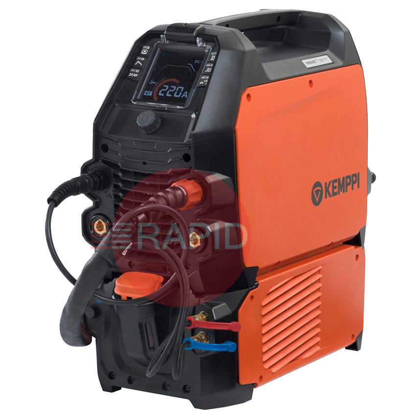 P23T355W  Kemppi Minarc T 223 AC/DC GM TIG Welder Water Cooled Package, with TX 355W Torch - 110/240v, 1ph