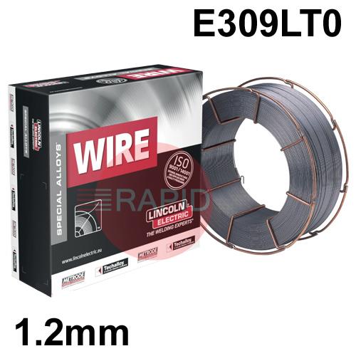 SC309L-12  Metrode Supercore 309L, 1.2mm Stainless Flux Cored MIG Wire, 15Kg Reel, E309LT0-1/4