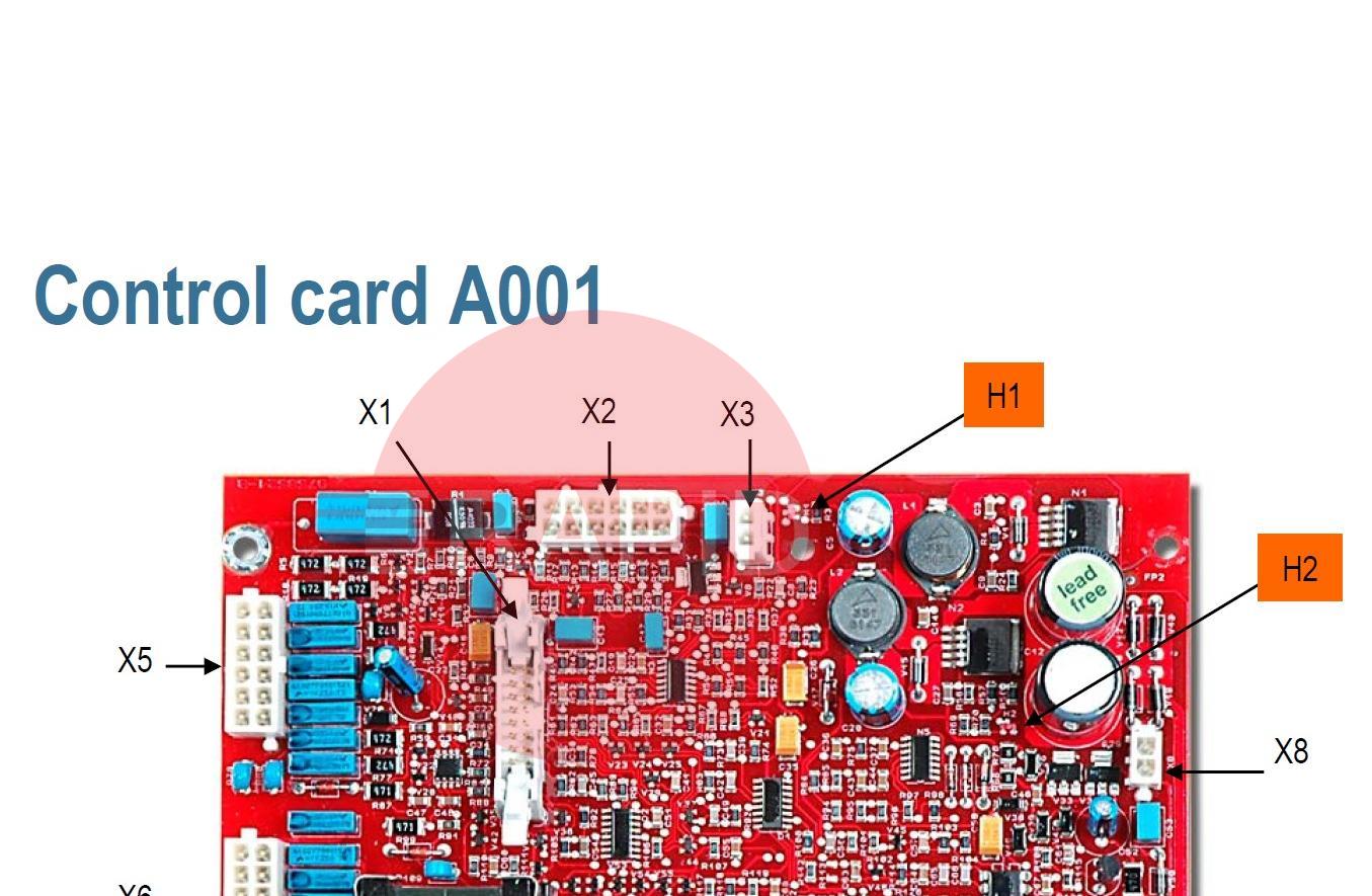 SP001249  Kemppi MinarcTig 180 A001 Control Card