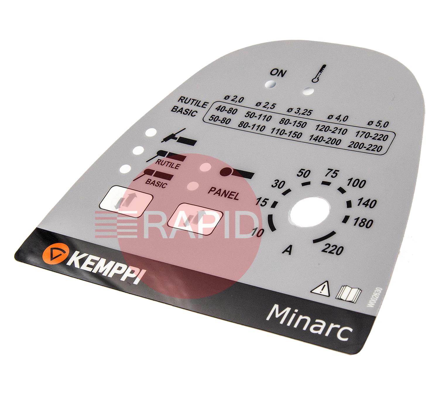 W002630  Kemppi Minarc 220 Panel Membrane