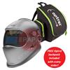 1006.900  Optrel Crystal 2.0 Silver Auto Darkening Welding Helmet + FREE Optrel Backpack, Shade 4 - 12