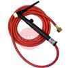 CK-CK17V12RSFRG  CK17V Gas Cooled TIG Torch With 1pc 4m Superflex Cable & Gas Valve G3/8 Machine Connection, 150 Amp @ 100% Duty Cycle