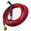 CK-CK2425RSFFX  CK24 Flex Head Gas-Cooled 80 Amp TIG Torch with 1pc 8m Superflex Cable, G3/8 Machine Connection