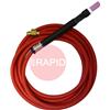 CK-CK9P25RSF  CK9P 8m Gas Cooled Pencil TIG Torch with 1pc Superflex Cable, G3/8 Machine Connection, 125 Amps @100% Duty Cycle.