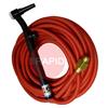 CK-CK9V12RSFFX  CK9V 2 Series 4m Gas Cooled TIG Torch With 1pc Superflex Cable, Flex Head & Gas Valve, G3/8 Machine Connection, 125 Amps @100% Duty Cycle.