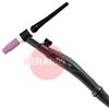 TX223GVD134  Kemppi Flexlite TX K3 223GV D13 Air Cooled 220 Amp Scratch Start TIG Torch, with 70° Angle Neck & Gas Valve - 4m