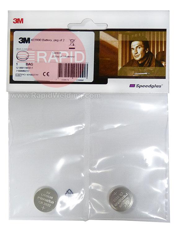 3M-422000  3M Speedglas Battery (Pack of 2) 04-0320-00