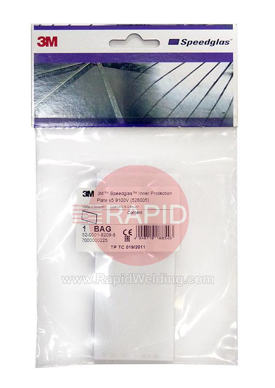3M-528005  Speedglas 9100V Inner Protection Plate. Pack of 5.